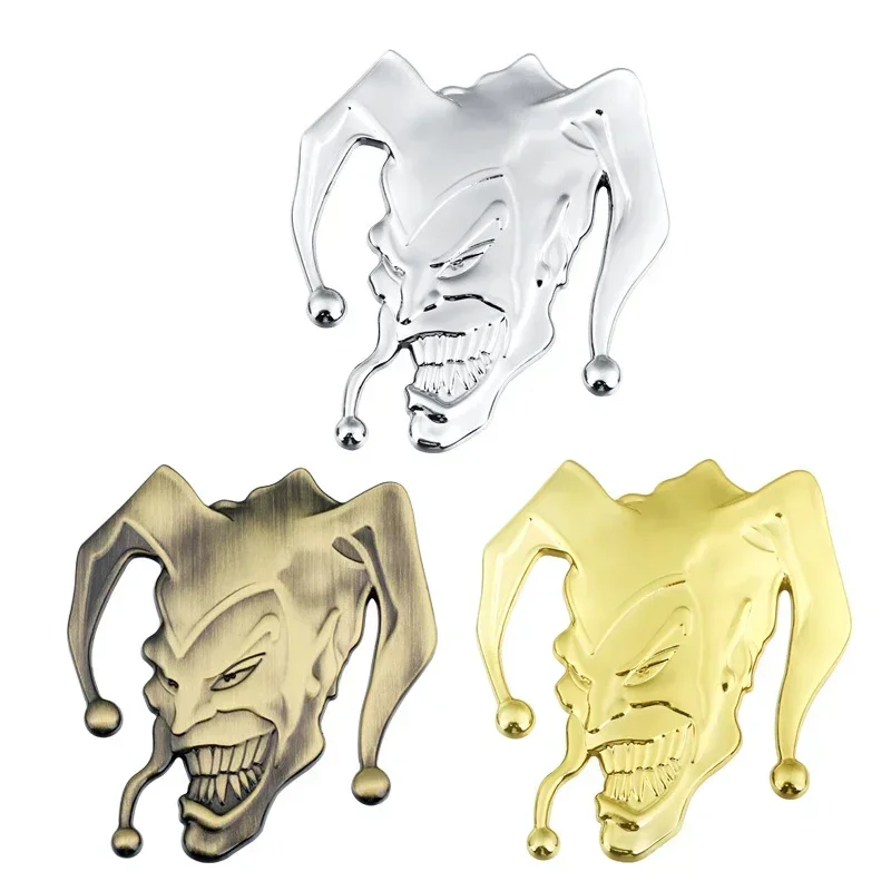 

3D Metal Car Side Body Clown Emblem Trunk Sticker for Jaguar Mazda Honda Toyota VW Land Rover Hyundai Suzuki Chevrolet Nissan