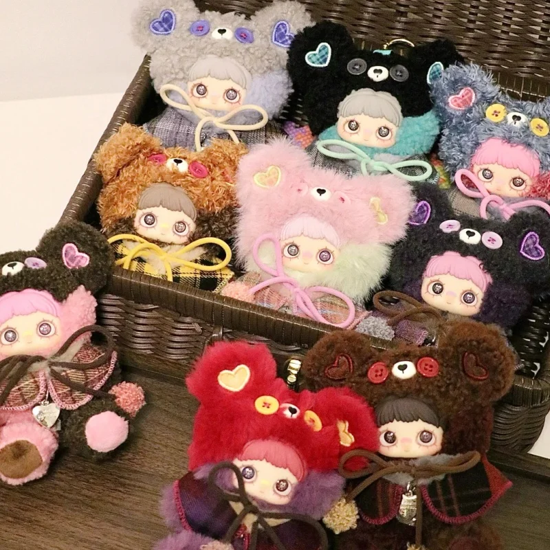 Em estoque original maymei teddy bear cookie série caixa cega de pelúcia boneca caixa misteriosa boneca de pelúcia presente aniversário para amigo