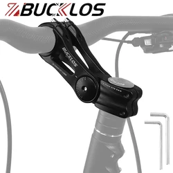 BUCKLOS MTB Handlebar Stem 3D Forged Aluminum Alloy 31.8mm Bicycle Handlebar Stem 90/110/145mm ±80° Adustable Bike Stem MTB Part