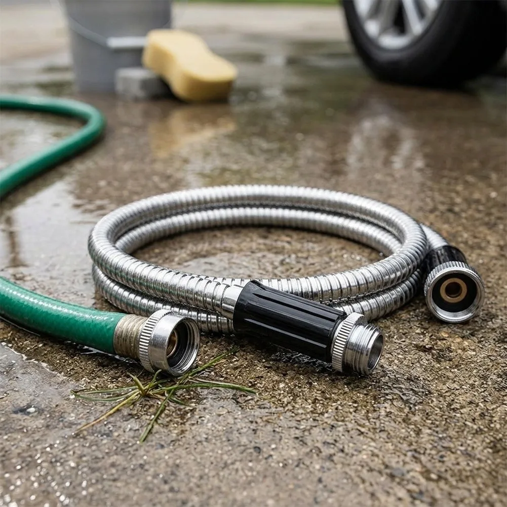 3ft to 10ft Garden For Hose Extension Adapter Built with 304 Stainless Steel for Consistent Performance Year Round