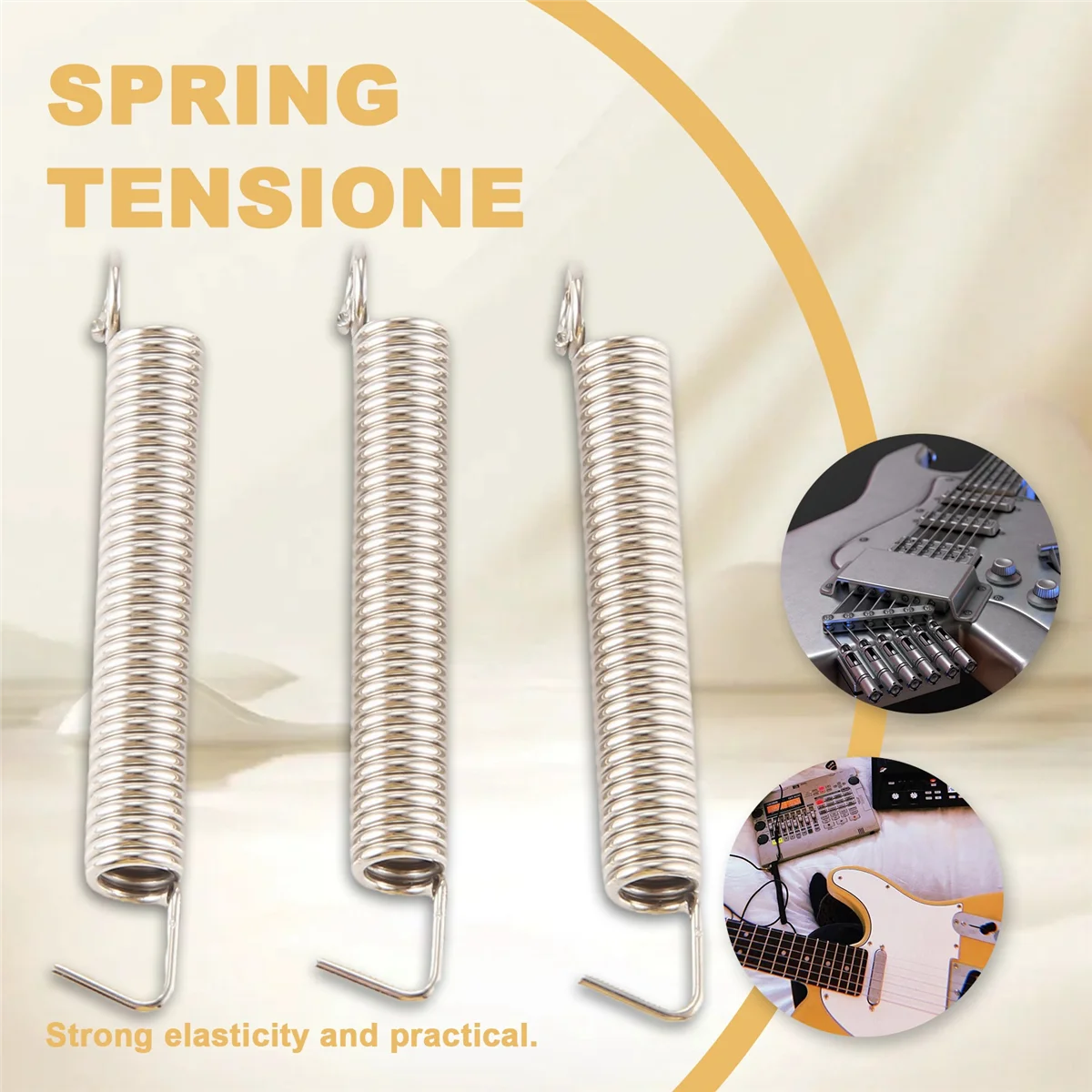 AA87C 3-х шт. стальные пружины натяжения моста тремоло для крыльев Strat