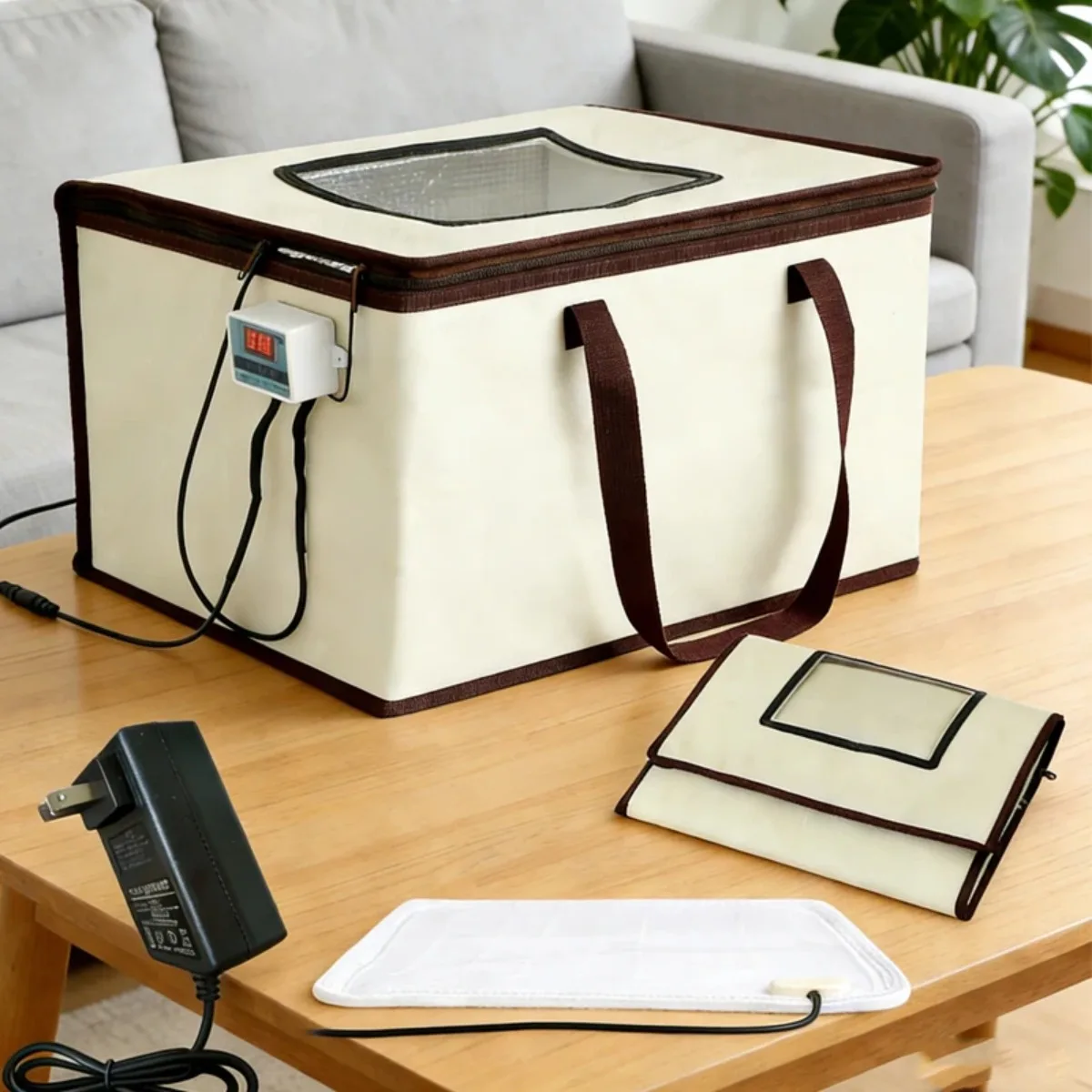 Dough Proofer Heating Mat Bread Fermentation Box Adjustable Temperature Control Home Baking Tool Sourdough Starter Kitchen