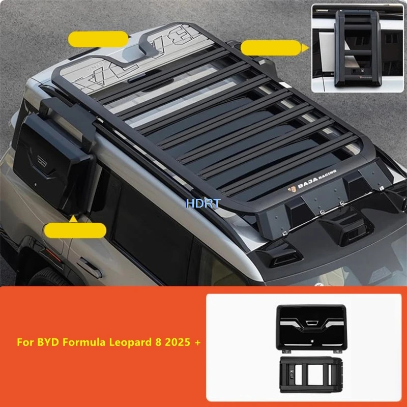 

Car Style Accessories Auto Part Fit For BYD Formula Leopard 8/Denza B8 2025 + Side Folding Ladder Backpack Bag Storage Box Cover