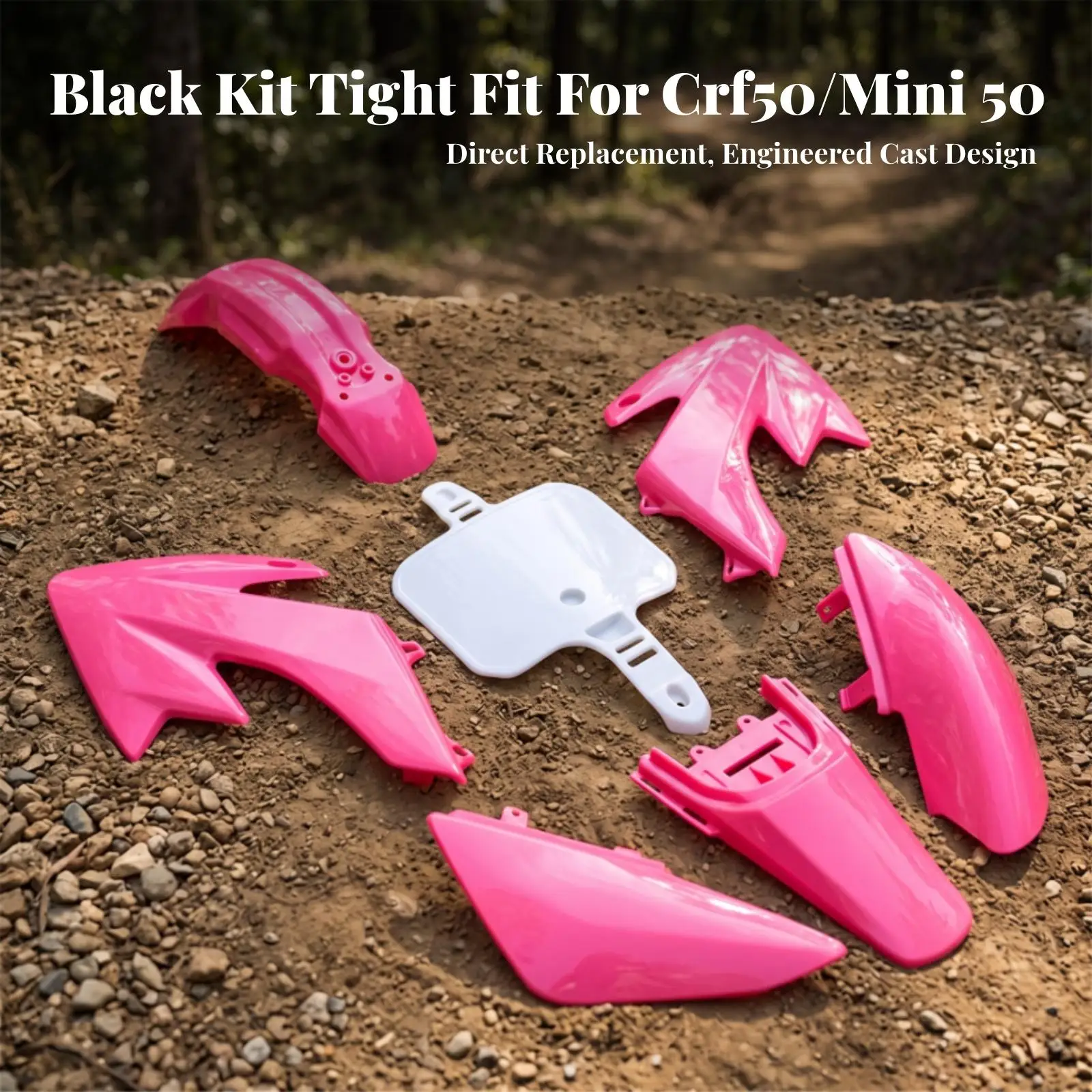 Offroad Motorcycle Cover Fairing Set for CRF50 Bikes Factory Style Gloss Finish Replacement Shell