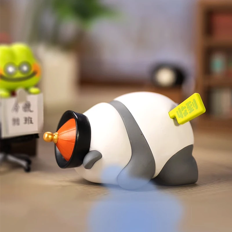 Toycity "MR.PA لا تجول إلى Pua Me" الأصلي Artoon صندوق أعمى اللعب عمل الشكل لطيف الباندا جمع صندوق غامض الأطفال هدية