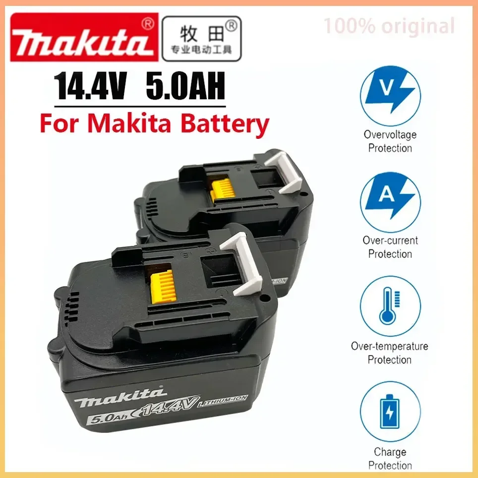 

14.4V Makita 5000mAh BL1430 BL1415 BL1440 196875-4 194558-0 195444-8 5.0Ah 14.4V Makita rechargeable battery for LED indicator