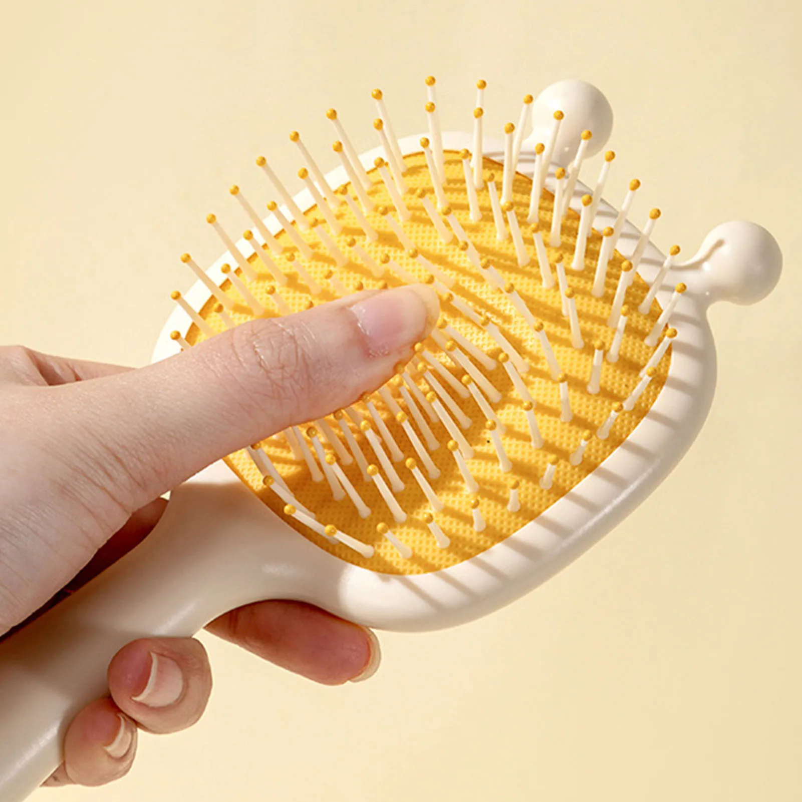 かわいいミニヘアコーム漫画動物柄エアクッションコーム頭皮マッサージ心地よいリラックスエアバッグコームポータブルポケットコーム