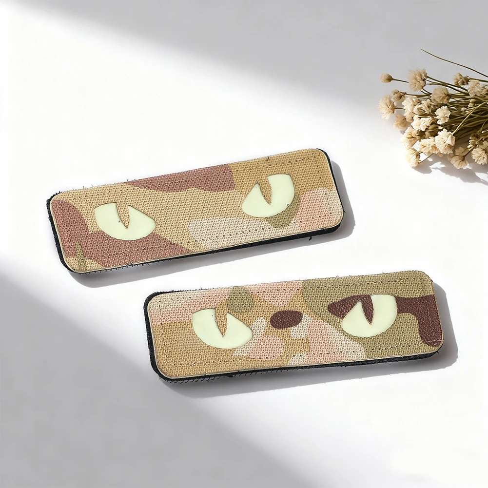 

Glow-in-the-dark Demon Eye Magic Sticker Reflective Cat Eye Military Tactical Morale Patch DIY for Clothing, Hats and Backpacks