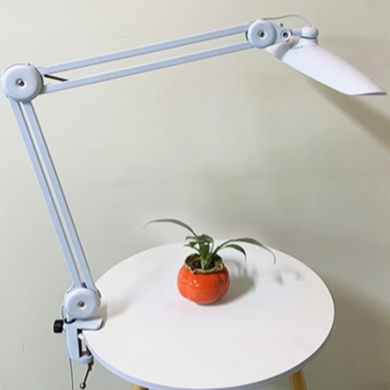 Iron Tricolor Desk Lamp Eye Protection Fold Table Lamps Modern Minimalism Adjustable Beauty Fill Light Indoor Lighting Lights