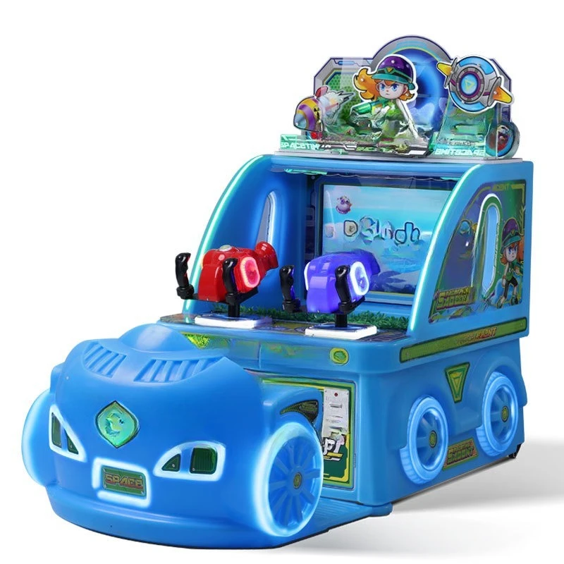 

Electric Coin-operated Double Game Console 32-inch High Definition LCD Screen Time and Space Agent