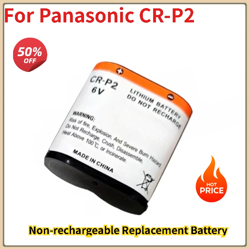 

6V Non-rechargeable Battery for Panasonic CR-P2 Camera battery Brand-New High Quality