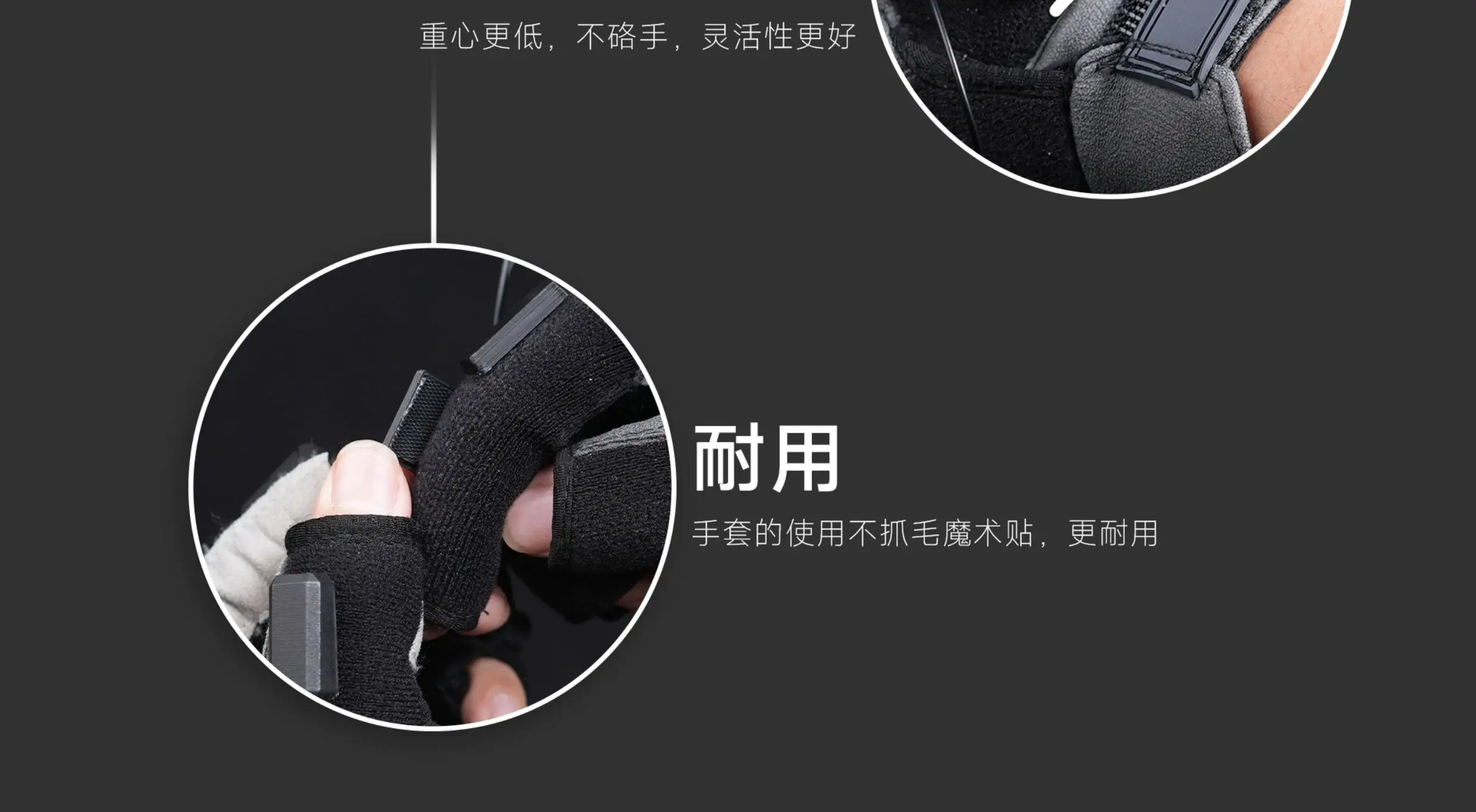 VR Gesture Recognition Gloves Lightweight Multi Device Compatible for VRChat Virtual Streamer