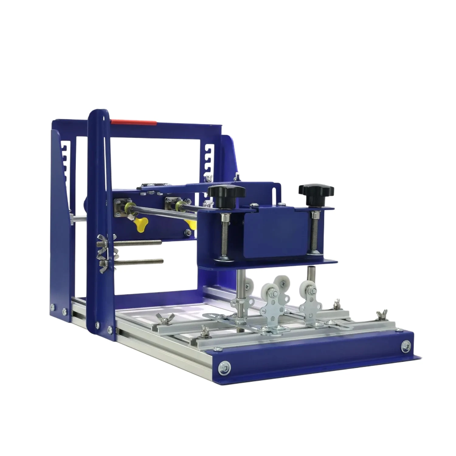 

Manual DL-qm-001 Cylinder Curved Screen Printing Machine Pen Cup Mug Bottle Bucket Silk Screen Printer Machine Desktop