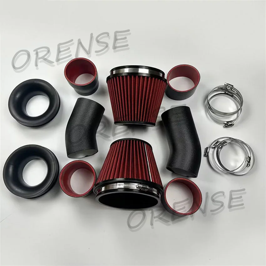 Air Intake System For BMW F90 M5 Aluminum Tube 89mm Hose 89mm-76mm Car Cross-border Modified Mushroom Head Air Filter
