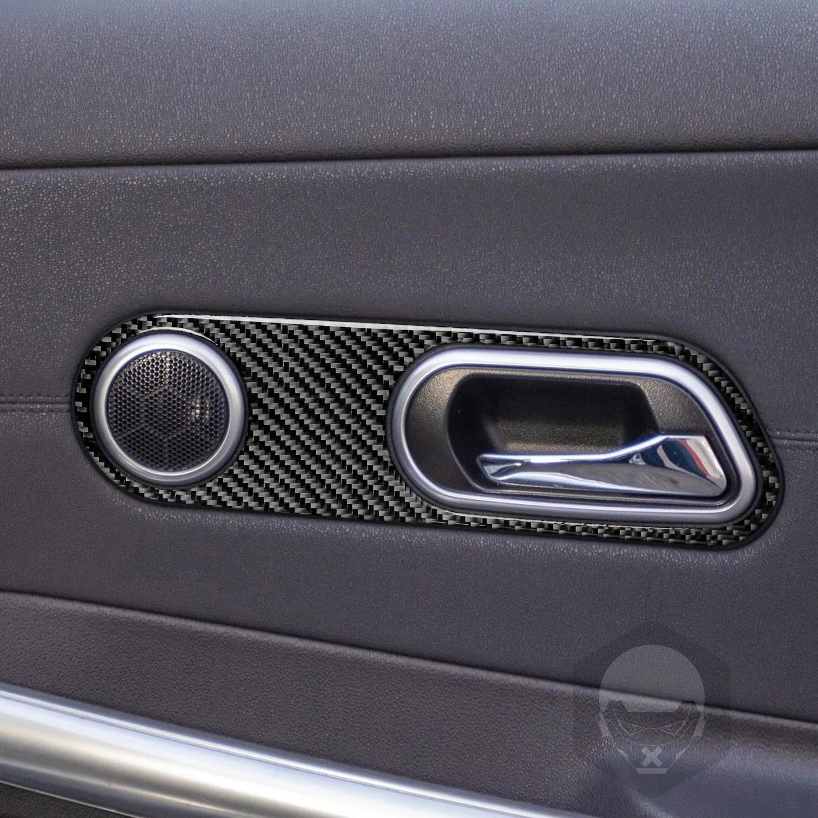 For Chrysler Crossfire 2003-2008 Real Carbon Fiber Stickers Central Radio AC CD Gear Shift Door Panel Car Accessories Decorative view 5