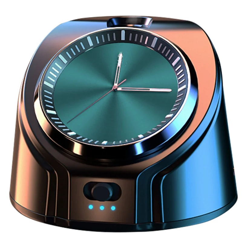 

SUV Car Air Purifier Essential Oil Diffuser Rechargeable Instrument With Clock Night Light Function