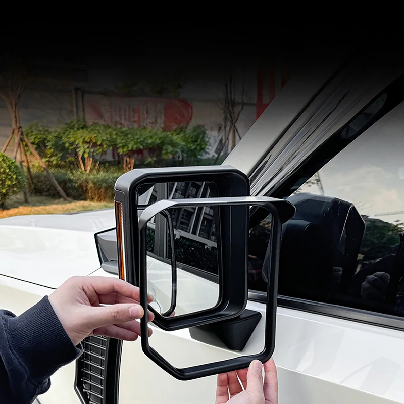 

2Pcs/set Rear View Mirror Rain Eyebrows Rear View Mirror Rain Shield Fit For Toyota Prado LC250 Prado 2024+ Car Accessories