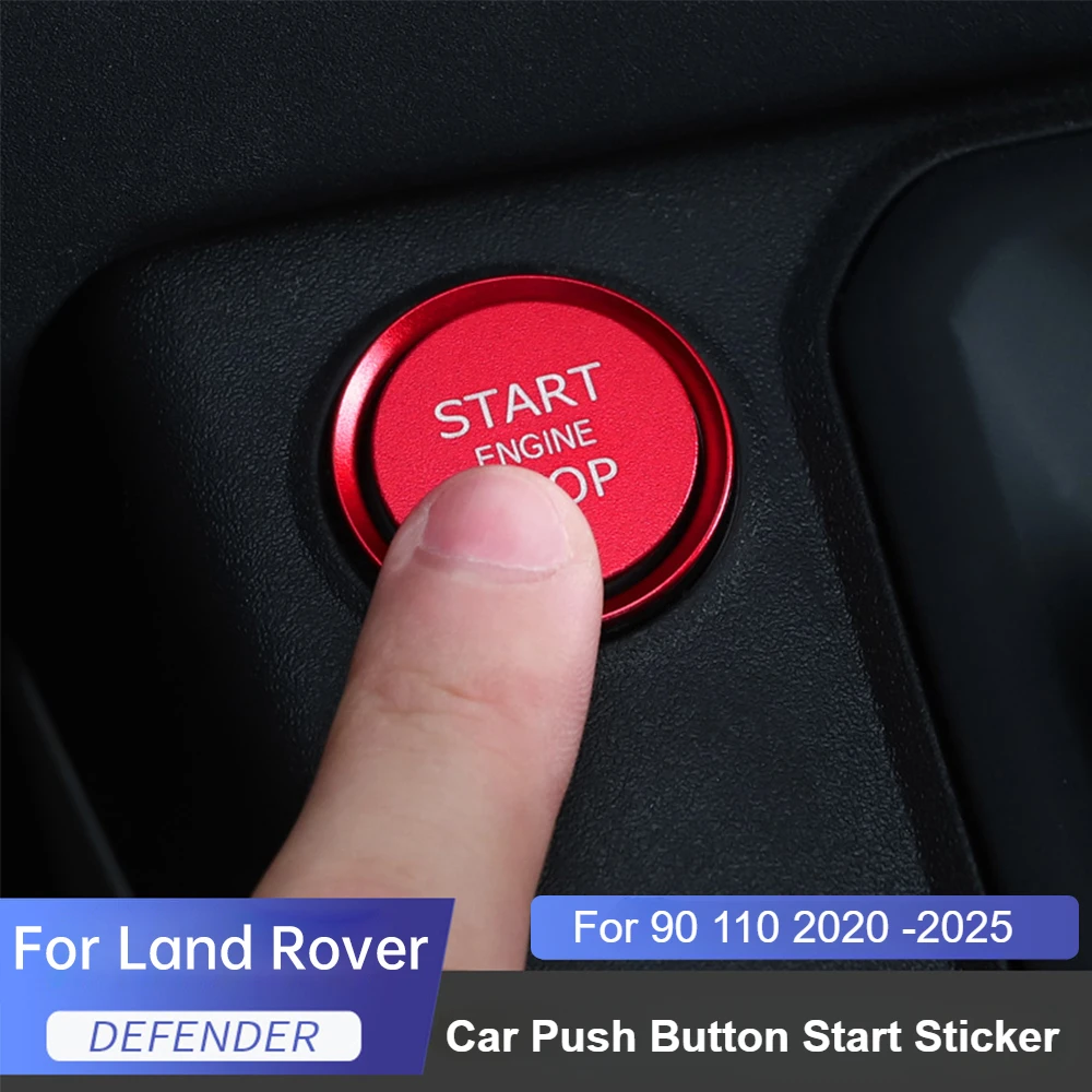 

For Land Rover New Defender 90 110 2020 -2025 Car Push Button Start Sticker Car Ignition Switch Button Modification Sticker