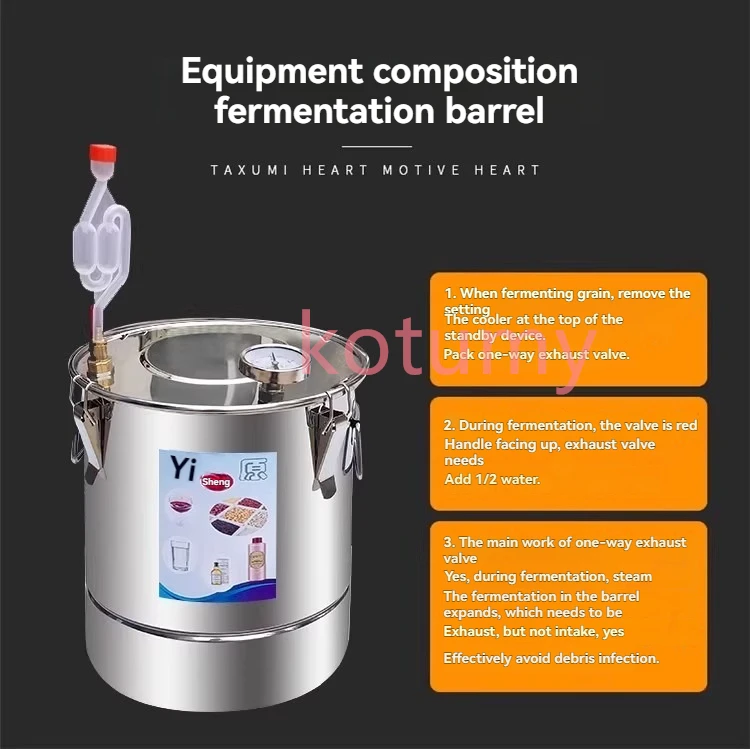 Small Stainless Steel Distillation Tower Brewing Machine Alcohol Distiller Wine Brandy Brewing Kit Essential Oil view 4