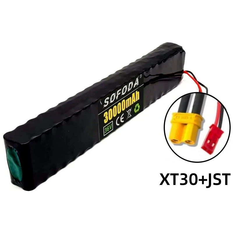 Imagem -04 - Bloco da Bateria de Lítio para o Trotinette Elétrico 36v 100ah 18650 10s4p 36v 30000mah