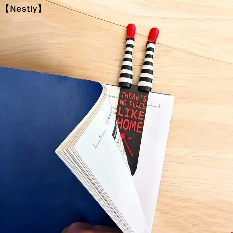 Witch's Leg Bookmark With High Heel Shoe Cute Quirky Page Marker Bookworm Present DIY Book Access For Readers Book Fans〔Nest〕