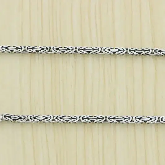 S925 Sterling Silver Bracelet Necklace with Safe Pattern Chain Couple Fashion Style Jewelry