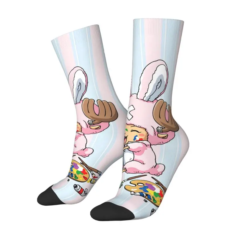 

Custom Novelty Print Tony Tony Chopper Socks for Women Men Stretchy Summer Autumn Winter One Piece Crew Socks