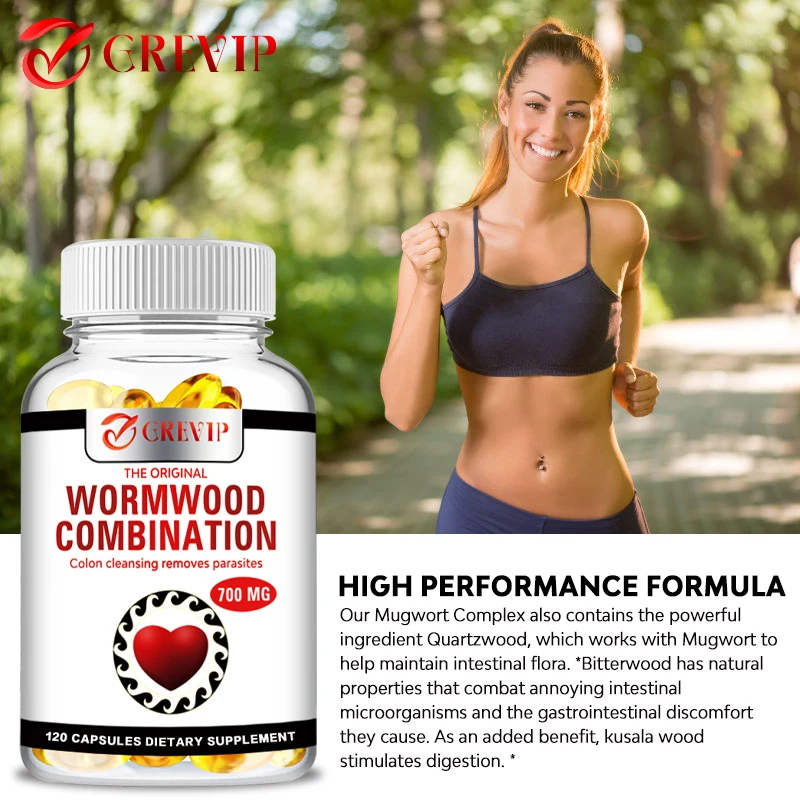 Wormwood Combination - with Black Walnut, Clove - Colon Cleansing and Detoxification, Digestive Health