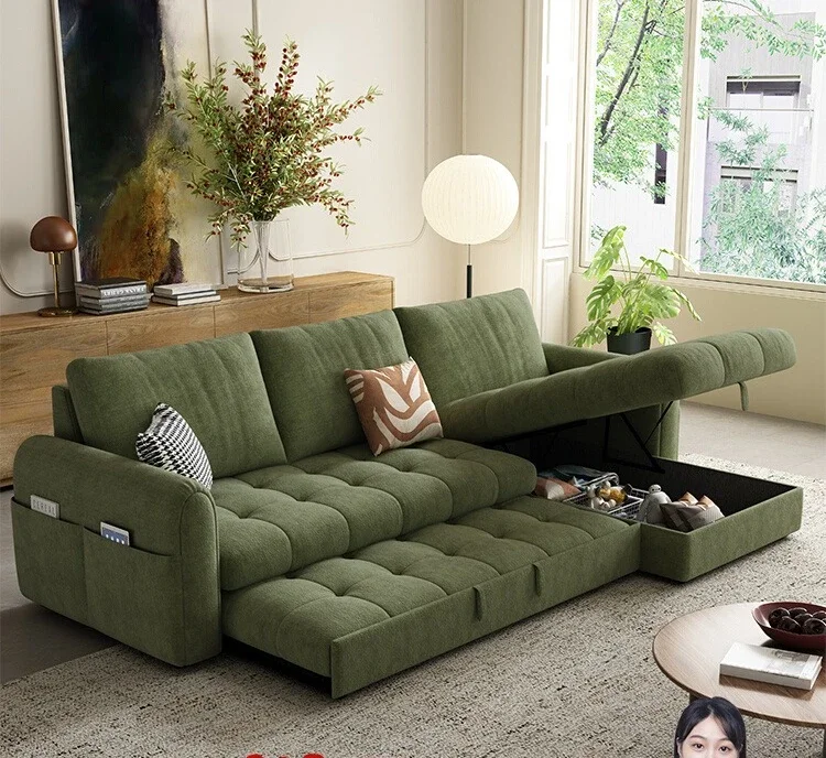 

Marshmallow sofa living room 2025 new living room small apartment multi-functional dual-purpose storage sofa bed princess