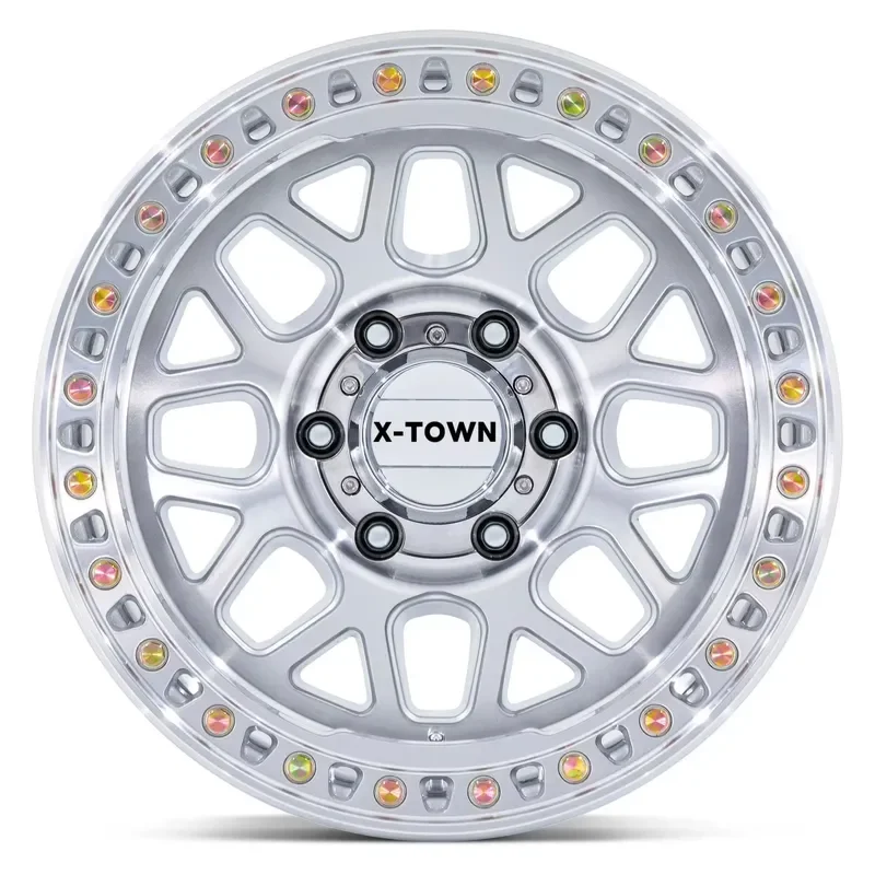 Hot Sale Custom Polished Off-Road 17 18 19 20 21 22 Inch 6x139.7 Aluminum Alloy BeadLock Forged Wheel for SUV F-150 4 pcs
