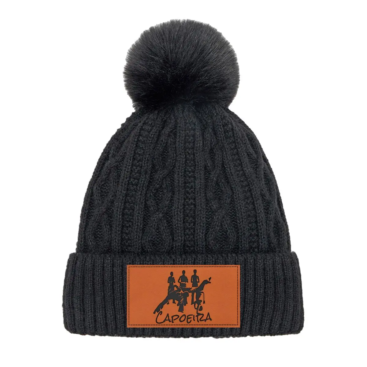

Capoeira Crew Warm Pompom Knit Hat for Hiking Skiing Outdoor Sports
