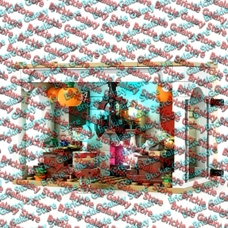 QWERT Popular Movie Model MOC Building Bricks Underground Secret Room Modular Technology  Holiday Gifts Assemble Toys Suit