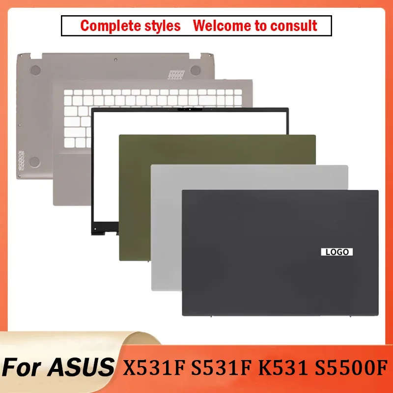 New Original For ASUS 15x S5500F S531F K531 X531F S532F Laptop LCD Screen Back Cover Front Bezel Palmrest Lower Bottom Case