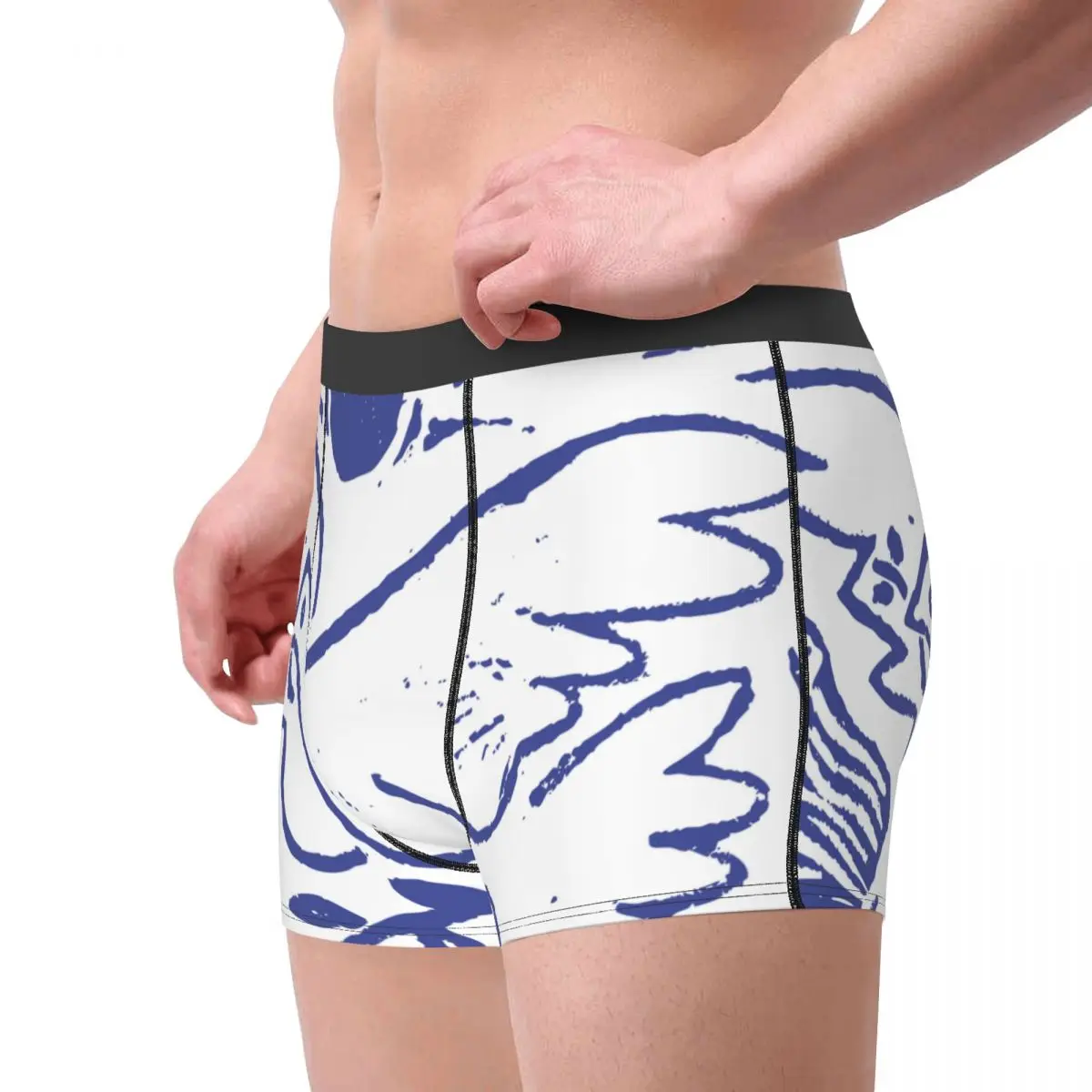 Pablo Picasso Dove Of Peace Men's Underwear Boxer Shorts Panties Humor Polyester Underpants for Homme S-XXL