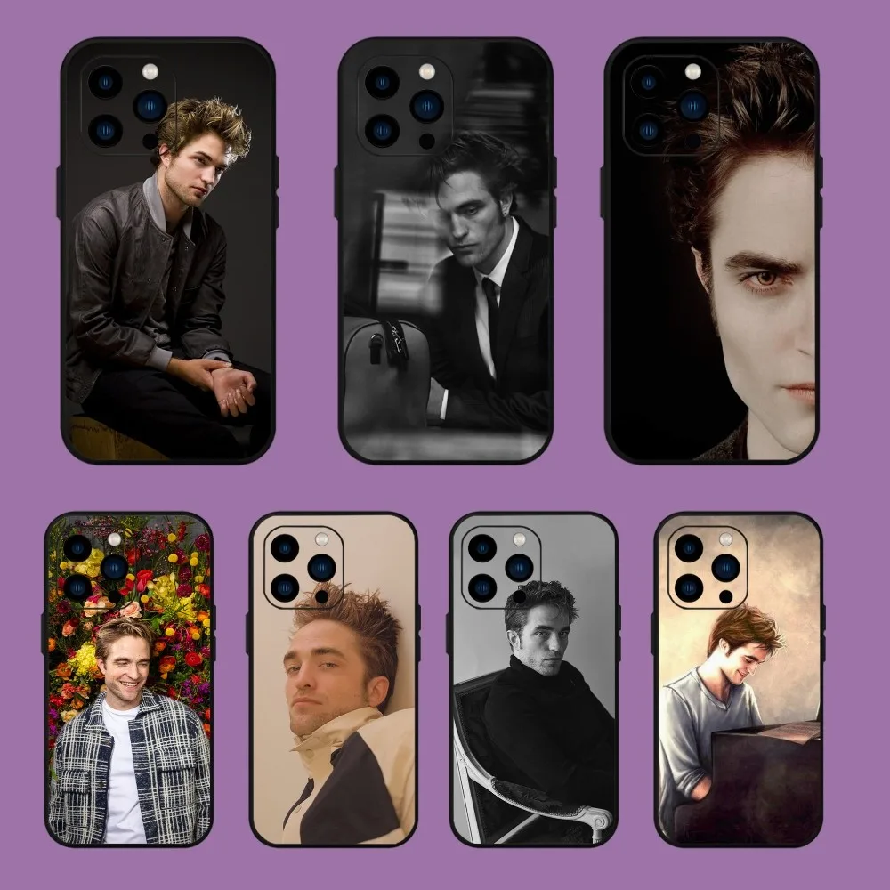 Robert Pattinson Phone Case For iPhone 13 14 15 11 12 Mini Pro Max Transparent Shell