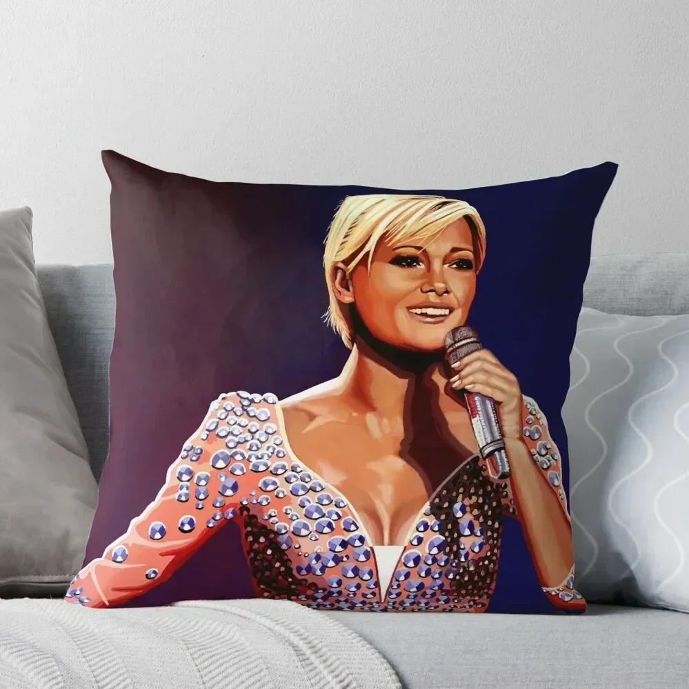 Helene Fischer Painting Throw Pillow Christmas Covers Decorative Cushions For Living Room pillow