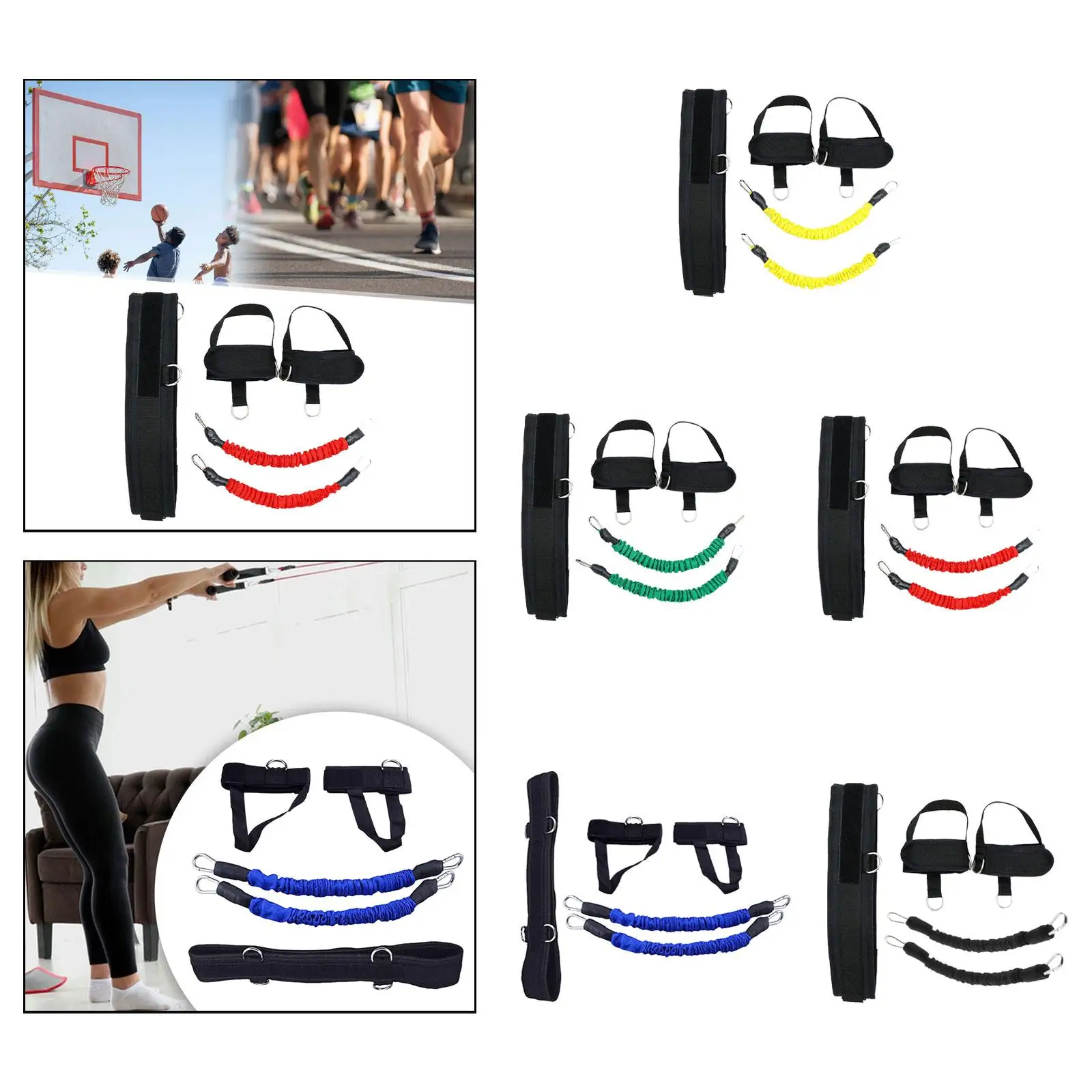 Boxing Resistance Bands Set, Training Band for Taekwondo, Football, Kickboxing