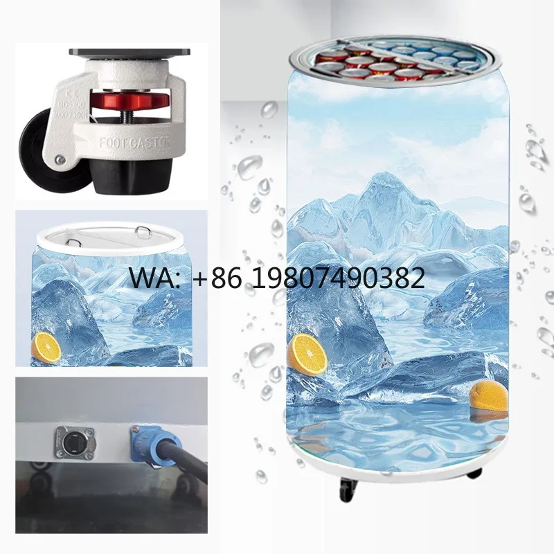 P1.86 Full Color Flexible Module LED Can Display Mooncell System For Beverage Commercial Advertising Promotion