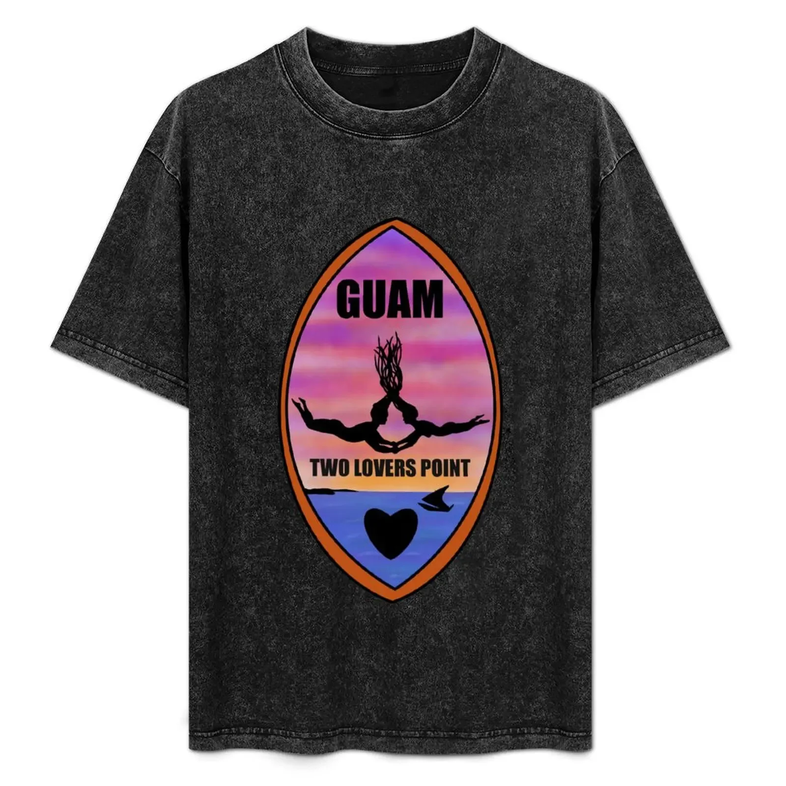 

The Legend of Two Lovers Point, Guam, U.S.A. T-Shirt croswit shirt man quick drying cute tops blacks clothing for men