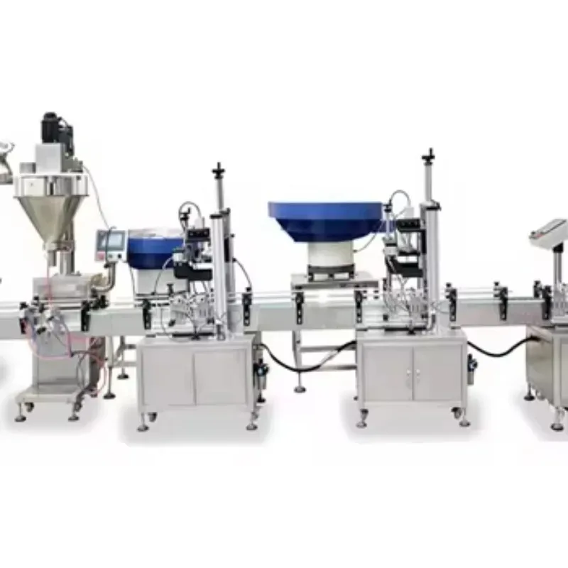 Customize Powder Vial Filling Machine Powder Filled Caps  Powder Filling Machine Small