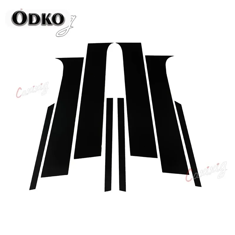 8Pcs/Set Car Pillar Posts for Chevrolet Trax 2015 2016 2017 2018 2019 2020-2022 Window Door Trim Cover Decoration Stickers