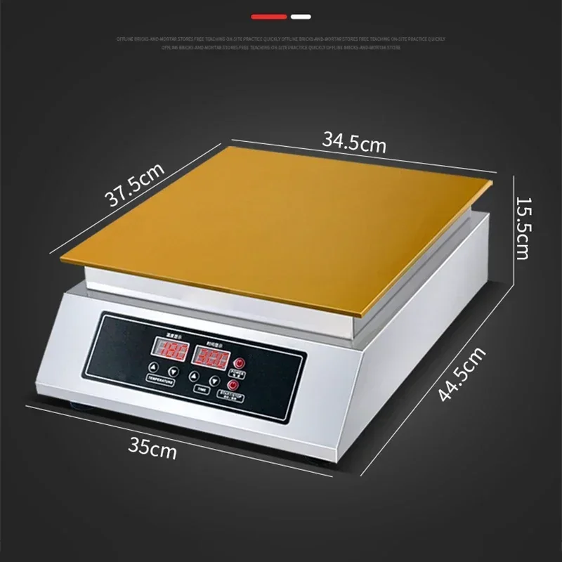 Souffle Machine Commercial Dorayaki Souffle Muffin Machine Pure Copper Intelligent Digital Display Snack Souffle Pancakes Maker