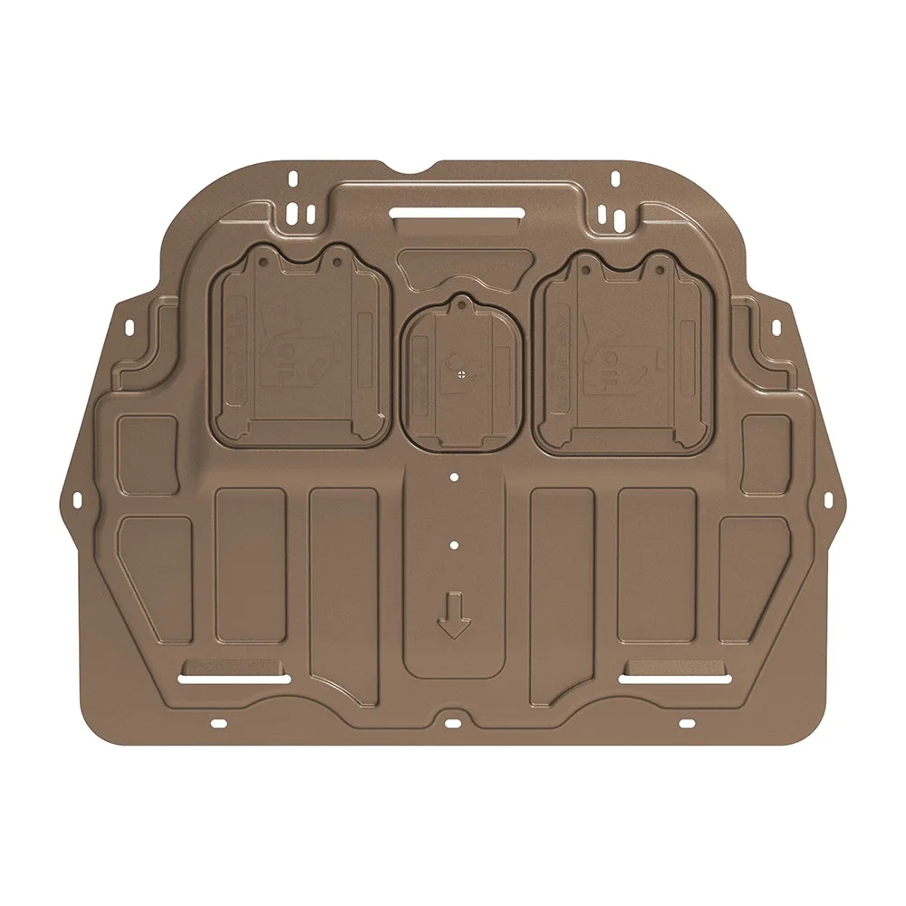 Voor PEUGEOT 308 2016-2019 1.2 T 1.6L Auto Accessoires Zwart Onder Motor Guard Spatbord Board Splash Shield modder Spatbord Plaat Panel