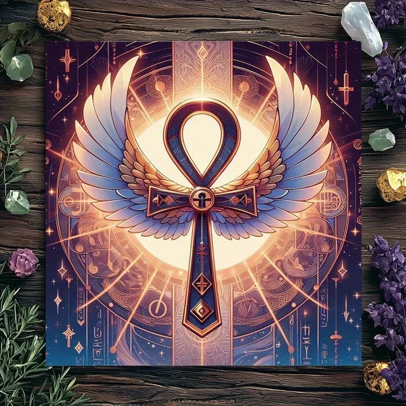 Tarot Tablecloth Mystical Occult Spiritual Altar Cloth Divination Mystic Crystal Witchy Tarot Spread Astrology Cosmic Magic Deco