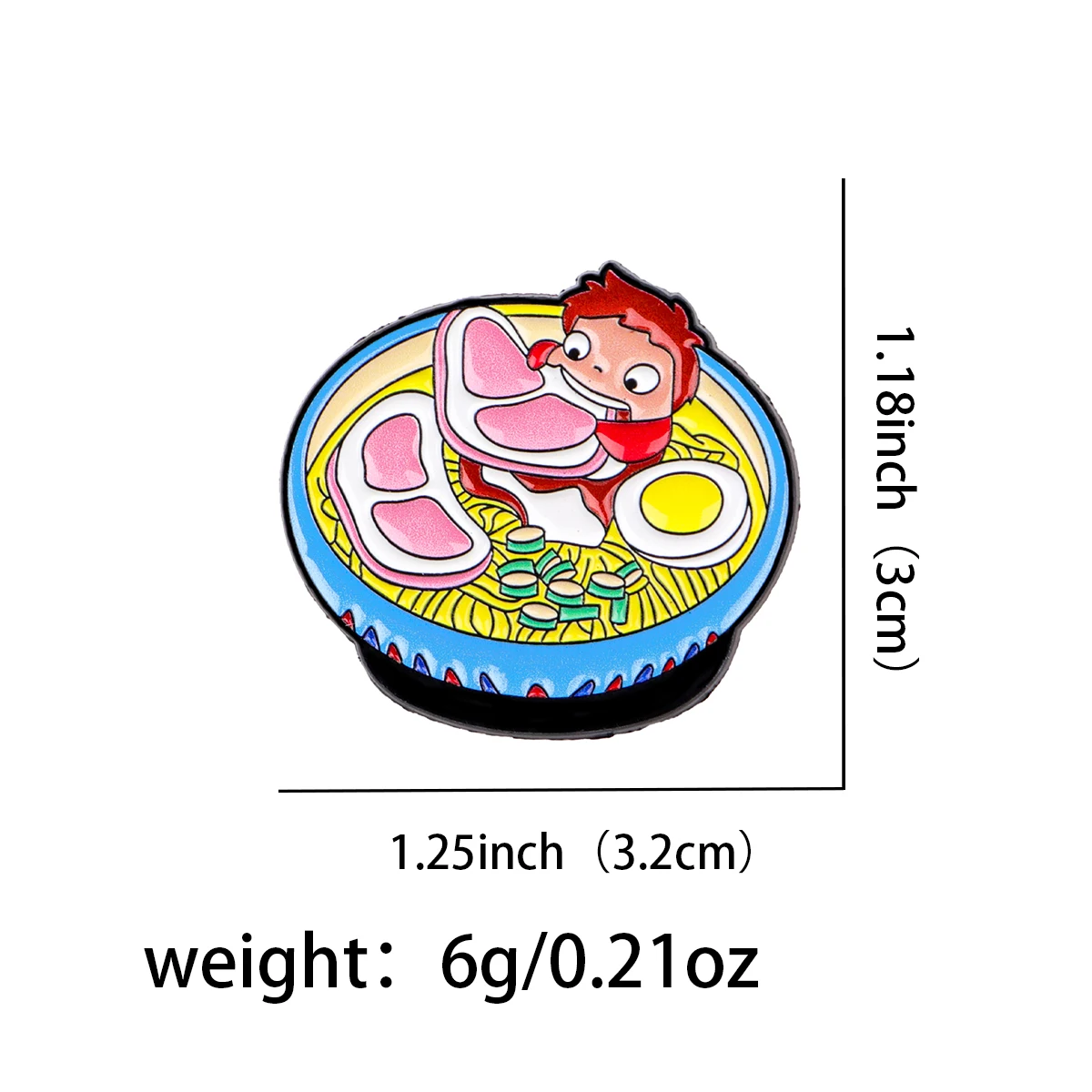 2er-Set Niedliche Anime-Fisch-Mädchen Emaille-Anstecknadeln für Rucksack, Damenbroschen, Hut- und Reversnadeln, Schmuck, Cosplay-Accessoires, Geschenke – Detail 1