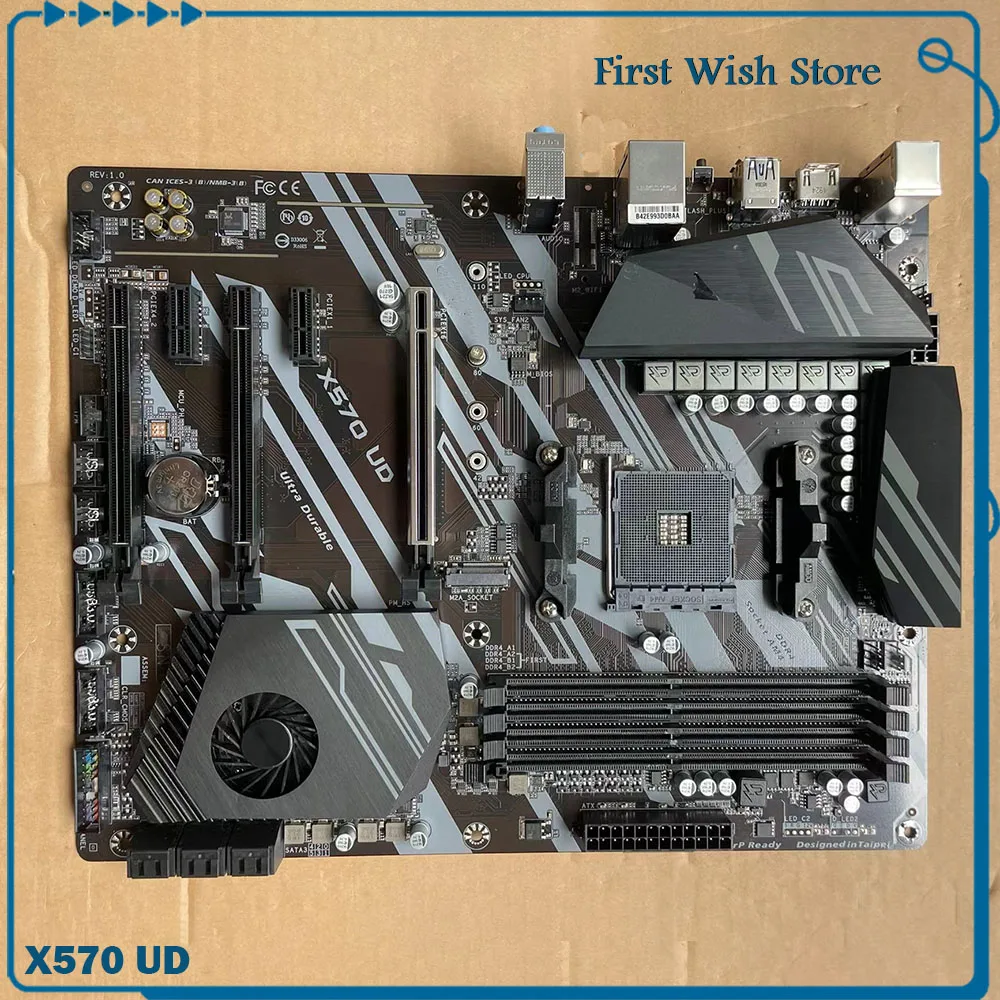 

Motherboard DDR4 PCIE4.0 6XSATA M.2 USB3.2 Type-A/C X570 UD