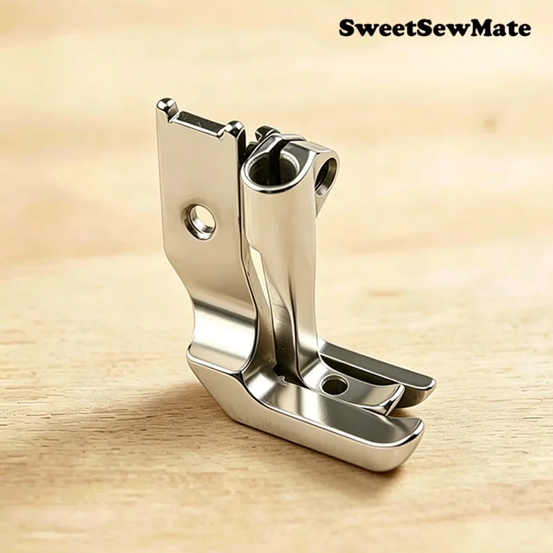 S30+S31 Piping Walking Foot Bilateral Insert Cord Presser Foot for 246/335/8B Etc Cylinder Bed Sewing Machines Parts Accessories