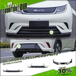 For BYD 2021-2024 EV Dolphin DC Body kit Sport Tuning B Y D Front Bumper Lip Rear DIffuser spoiler Exterior EV Auto Tuning Parts