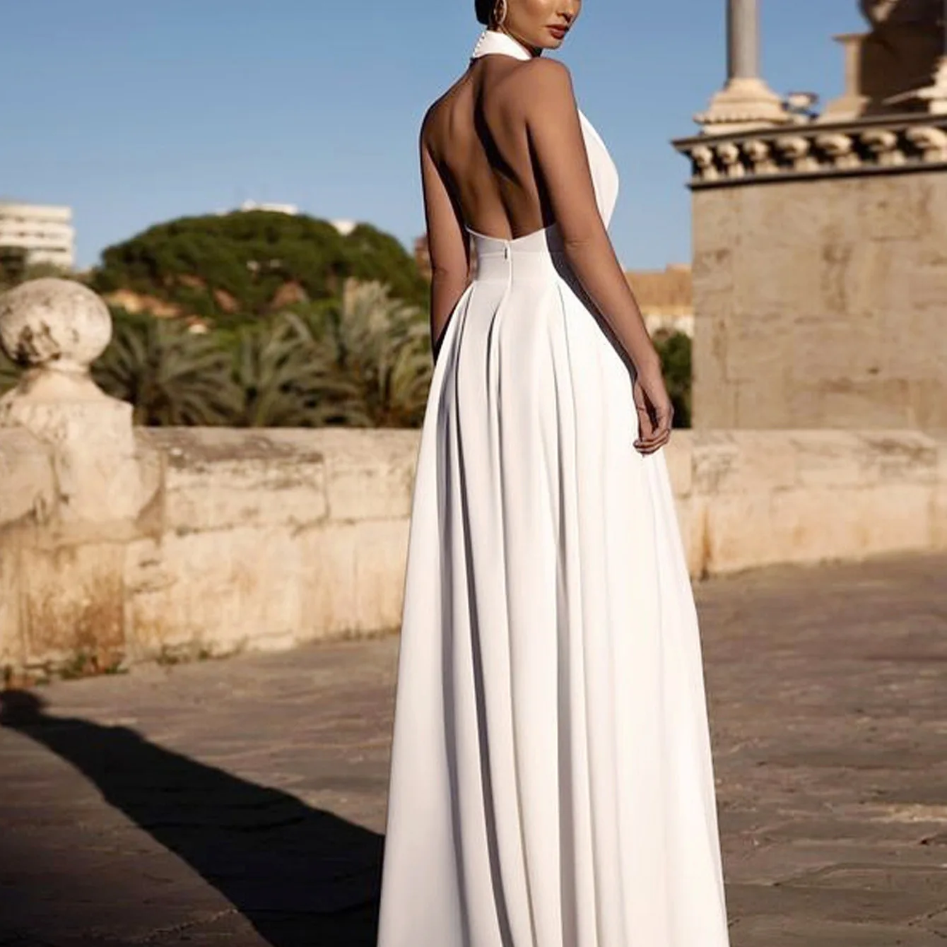 Elegant Wide Leg Jumpsuit Party Dress Loose Evening Gown Multi Color Women's Casual Pants Spring Collection China Made