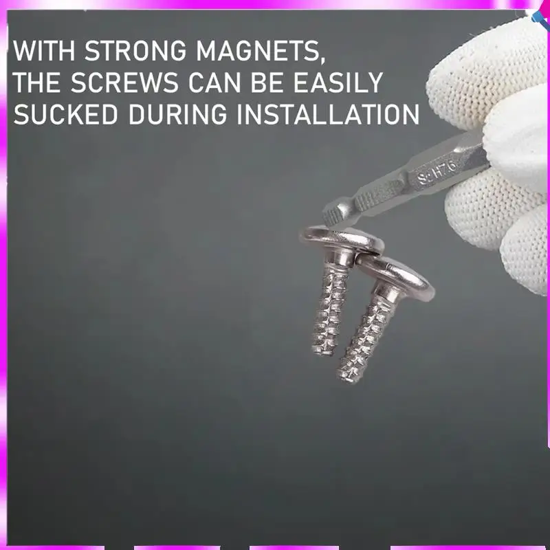 N96R For 1/4" Hex Shank 75Mm Length Steel Star 6 Point Screw Driver Kit Tool Screwdriver Bit